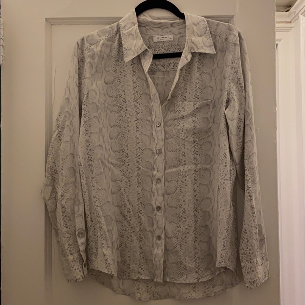 Equipment 100% Silk Top